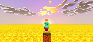 Lava dunyosida bir blok — Minecraft xarita, rasm 2