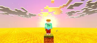 Lava dunyosida bir blok — Minecraft xarita, rasm 3