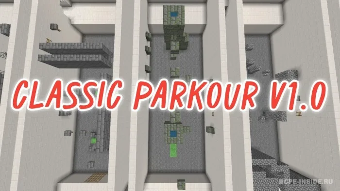 Klassik parkur — Minecraft xarita, rasm 1