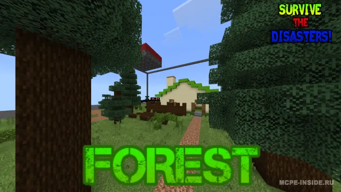 Falokatlarni boshdan kechiring — Minecraft xarita, rasm 1