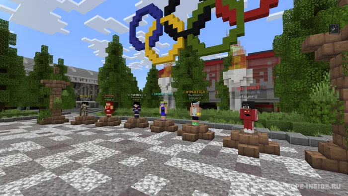 Olimpiada o'yinlari — Minecraft xarita, rasm 1