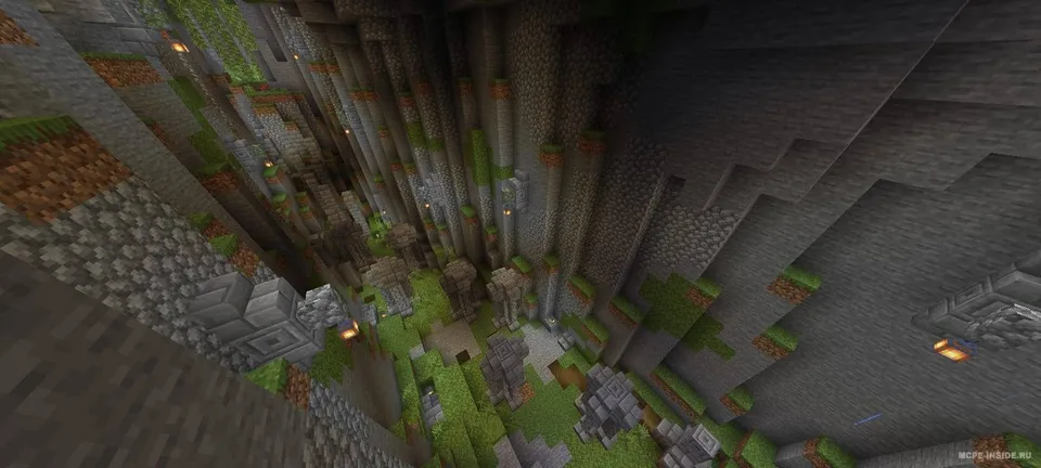 G'or va vodiylarda parkur — Minecraft xarita, rasm 1