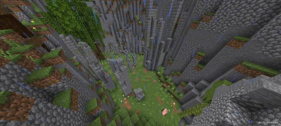 G'or va vodiylarda parkur — Minecraft xarita, rasm 2