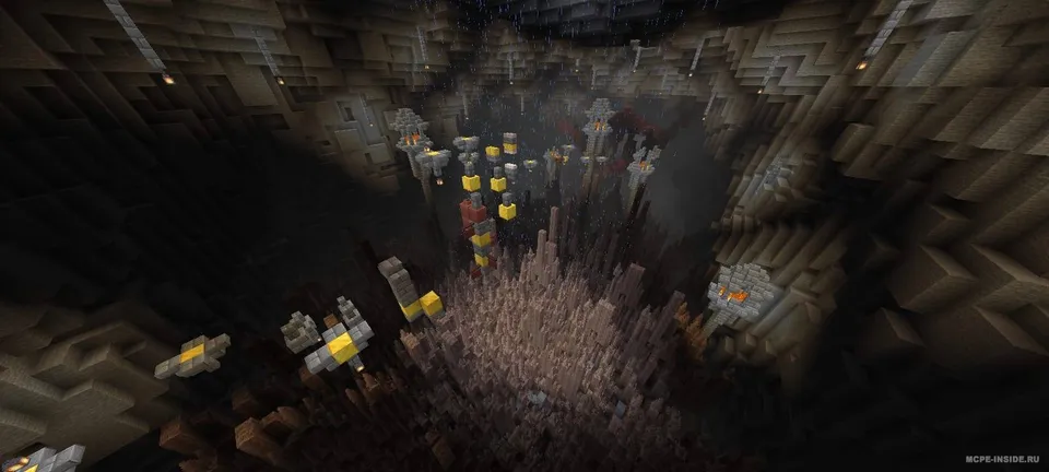 G'or va vodiylarda parkur — Minecraft xarita, rasm 3