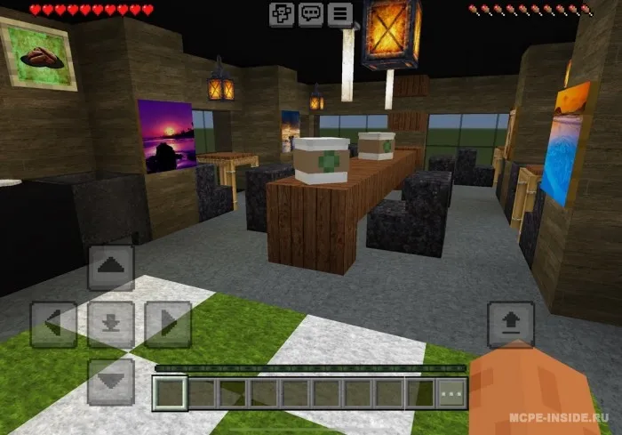 Realistik StarBucks — Minecraft xarita, rasm 4