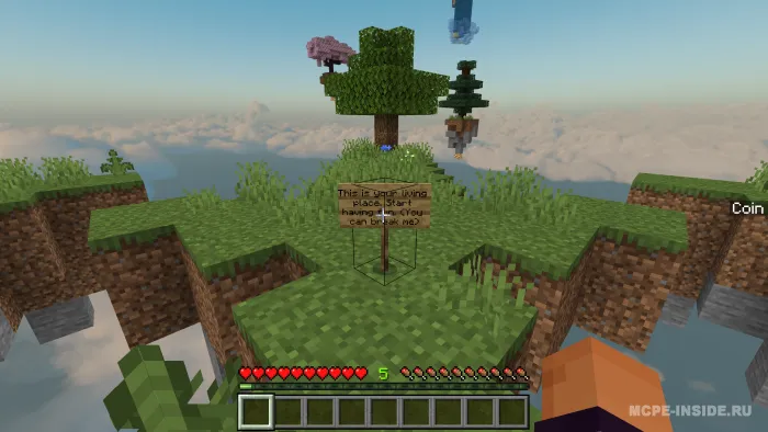 Mutlaq Skyblock — Minecraft xarita, rasm 2