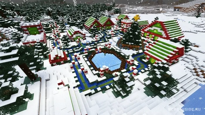 Santa o'quv kursi — Minecraft xarita, rasm 1