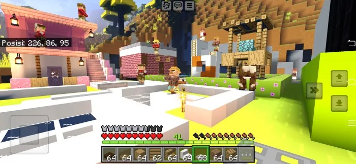 Kichik shaharcha — Minecraft xarita, rasm 1