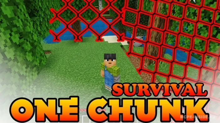1 chankda omon qolish — Minecraft xarita, rasm 1