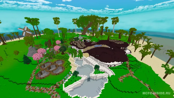 Zamonaviy uyli zamonaviy orol — Minecraft xarita, rasm 3