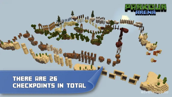 Parkur Arena — Minecraft xarita, rasm 4