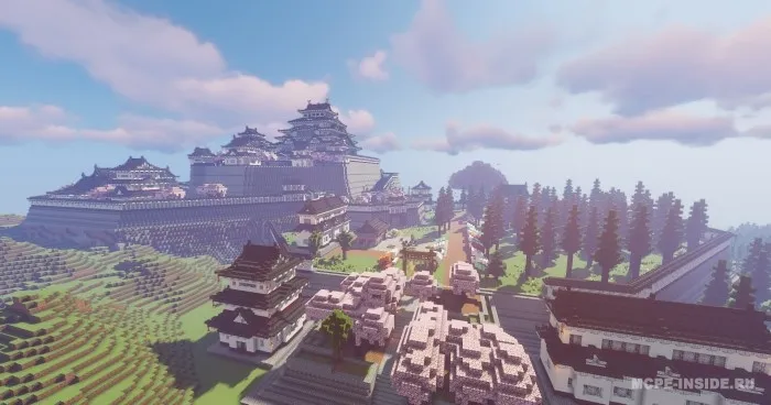 Yapon qasri — Minecraft xarita, rasm 1