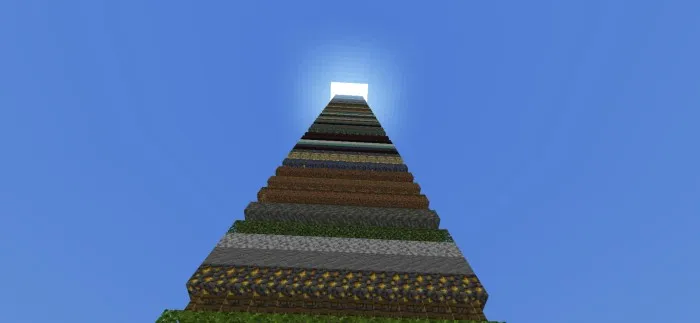 Qatlamlar bilan omon qolish — Minecraft xarita, rasm 1