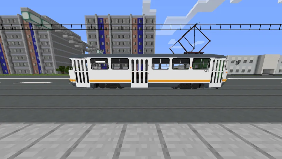 Tatra T4 tramvayi — Minecraft mod, rasm 4
