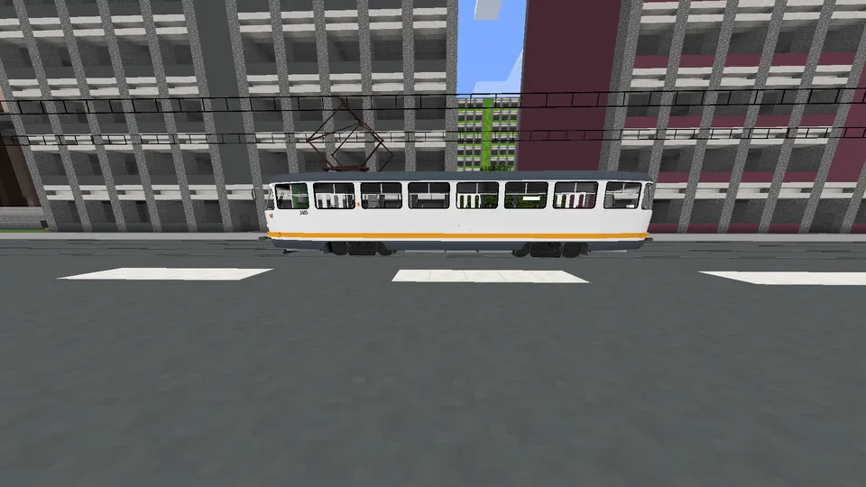 Tatra T4 tramvayi — Minecraft mod, rasm 6