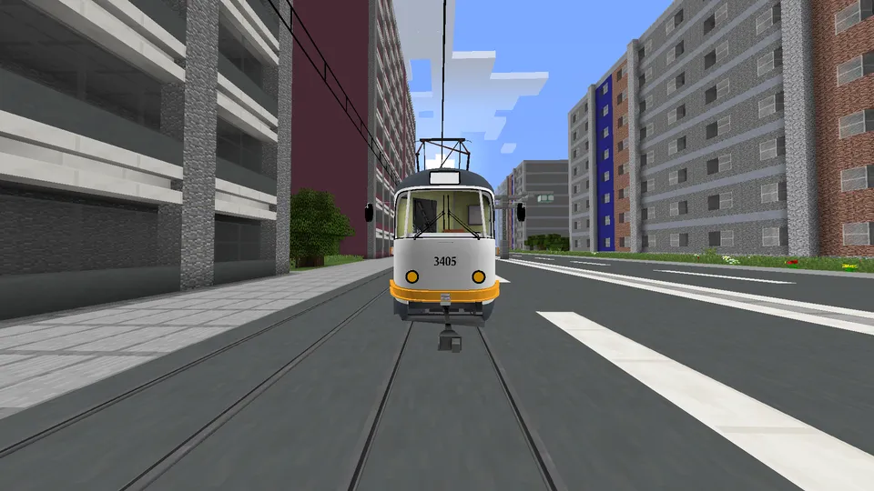 Tatra T4 tramvayi — Minecraft mod, rasm 7