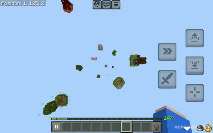 Epik skyblock — Minecraft xarita, rasm 1
