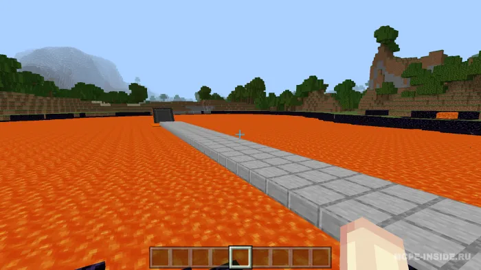 Lava ostidagi uy — Minecraft xarita, rasm 2