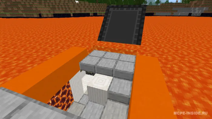 Lava ostidagi uy — Minecraft xarita, rasm 3