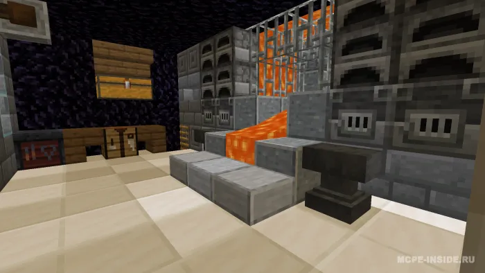 Lava ostidagi uy — Minecraft xarita, rasm 4