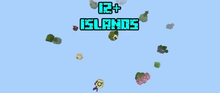 Pikselli skyblock — Minecraft xarita, rasm 2