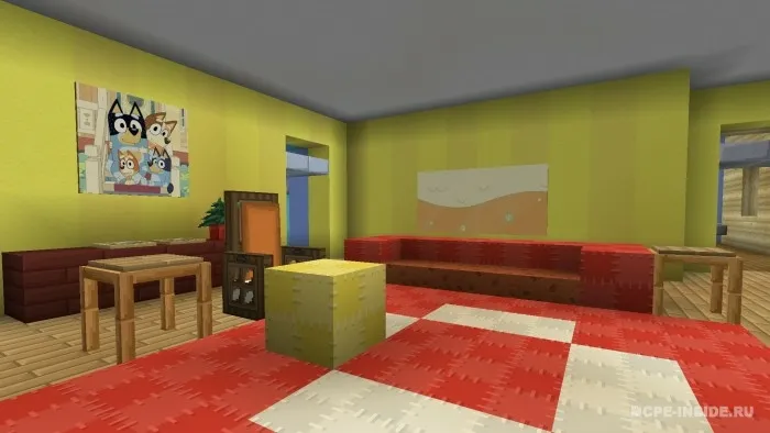 Bluey yashirinmachoq — Minecraft xarita, rasm 4