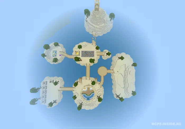 Orol aholisi — Minecraft xarita, rasm 1
