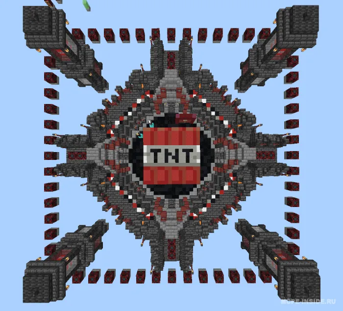 TNT Tag — Minecraft xarita, rasm 1