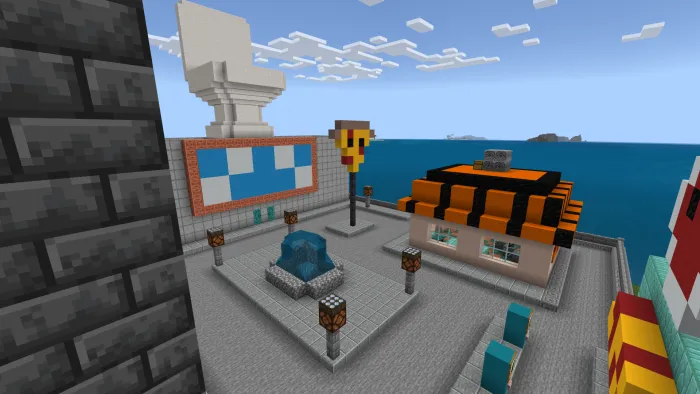 Battle Royale — Minecraft xarita, rasm 1