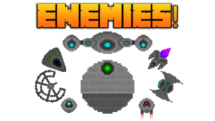 Kosmik shooter — Minecraft xarita, rasm 1
