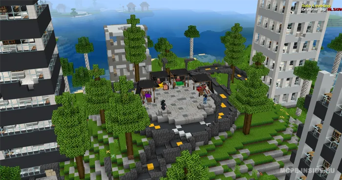 Yolg'iz daraja oshirish — Minecraft xarita, rasm 1