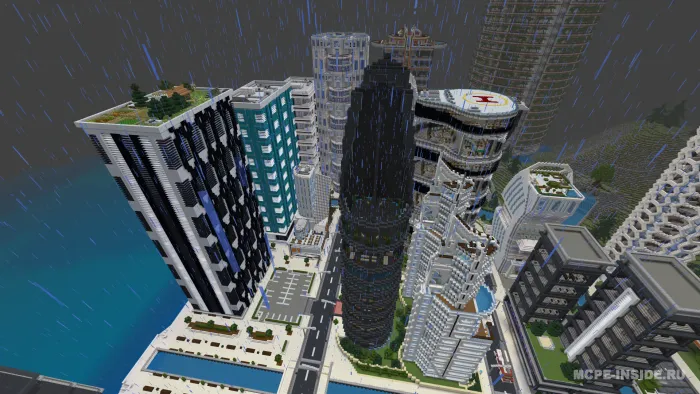 Island City — Minecraft xarita, rasm 2