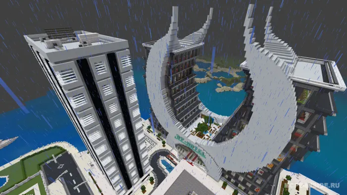 Island City — Minecraft xarita, rasm 3