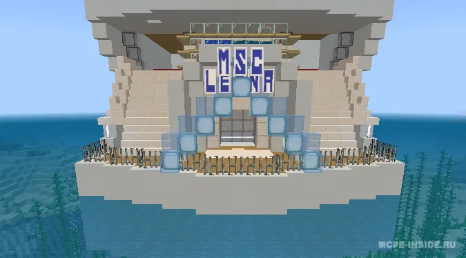 Kruiz layneri — Minecraft xarita, rasm 1