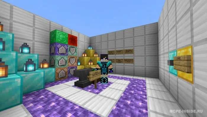 Rangli kublar — Minecraft xarita, rasm 2