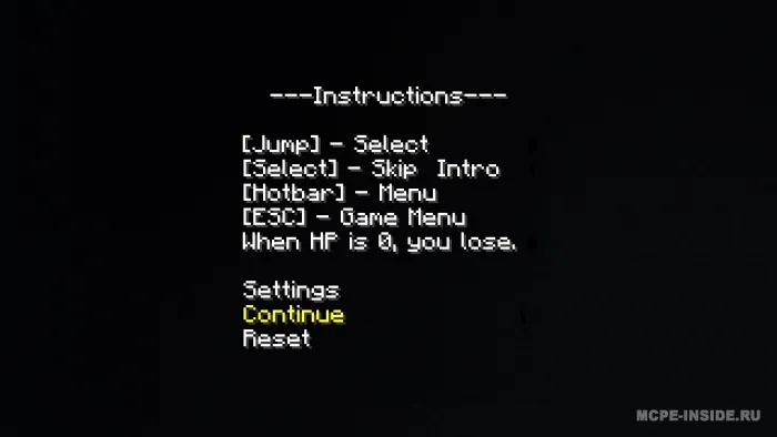 Undertale — Minecraft xarita, rasm 1