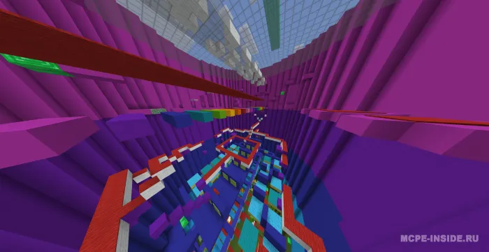 Quvnoq kamalak parkur — Minecraft xarita, rasm 3