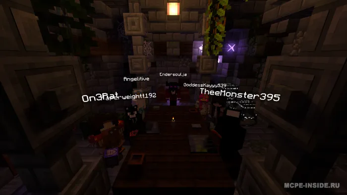 Pastga tushish — Minecraft xarita, rasm 1