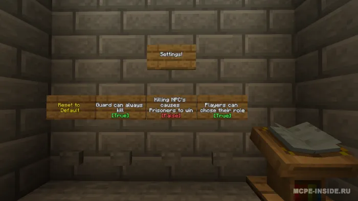 Qamoqxona — Minecraft xarita, rasm 2