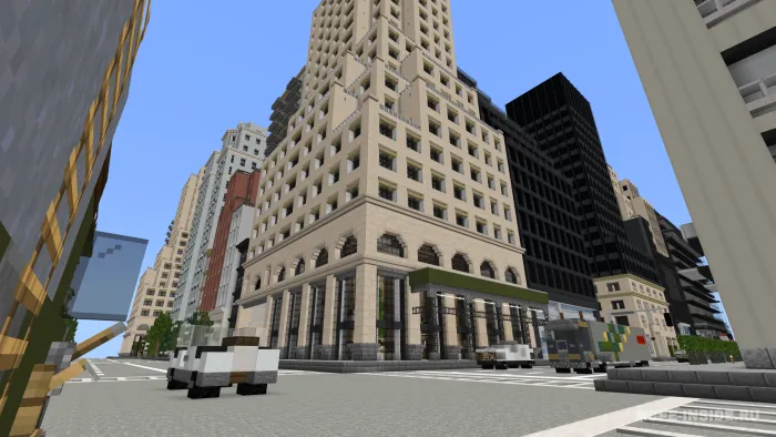Mehmonxonalar shahri — Minecraft xarita, rasm 2