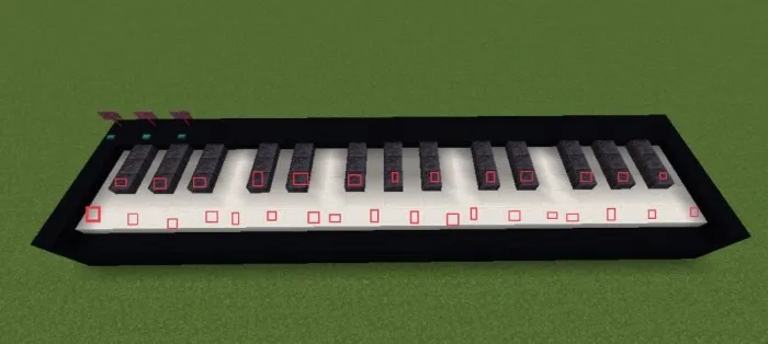 Ishlaydigan elektr pianino — Minecraft xarita, rasm 2
