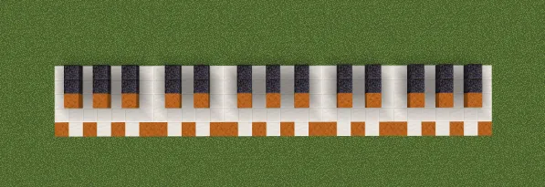 Ishlaydigan elektr pianino — Minecraft xarita, rasm 3