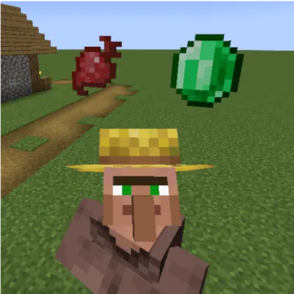 VillagerOverlay — Minecraft mod, rasm 1