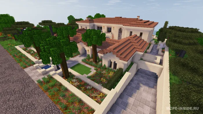 Italiya uslubidagi villa — Minecraft xarita, rasm 1