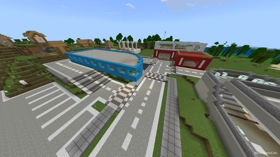 Kotovo shahri — Minecraft xarita, rasm 1