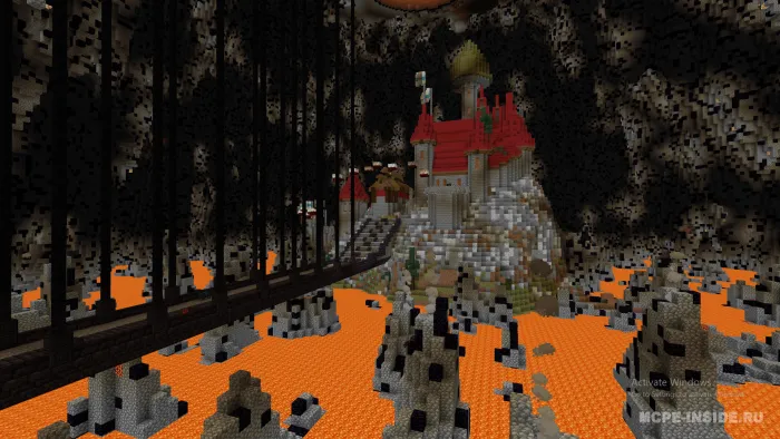 Vulkan oroli — Minecraft xarita, rasm 3