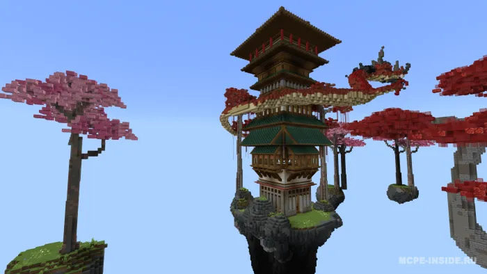 Xitoy osmon cho'qqilari — Minecraft xarita, rasm 1