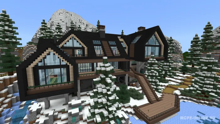Qishki qasr — Minecraft xarita, rasm 1
