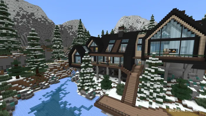 Qishki qasr — Minecraft xarita, rasm 2
