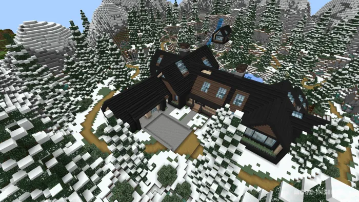 Qishki qasr — Minecraft xarita, rasm 3